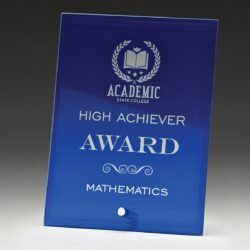 Craft Plaque Blue - Image 1