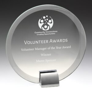 Glass & Metal Compass