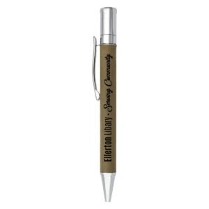 Leatherette Pen - Khaki