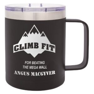 Camper Black Mug
