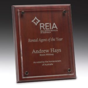 Floating Glass Plaque