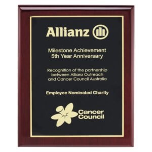 Designer Black Plaque